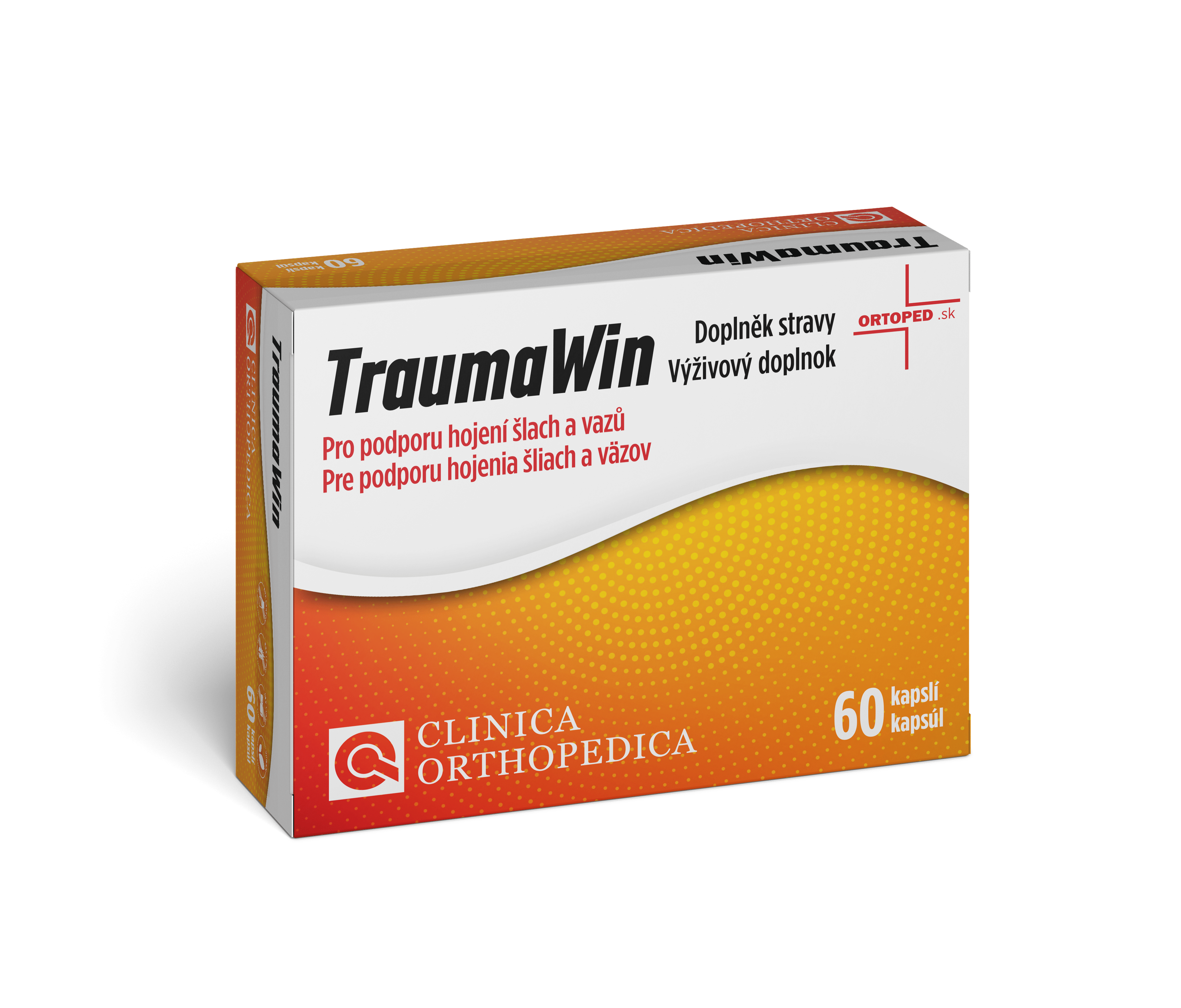 TraumaWin, rýchla pomoc pri úrazoch a poraneniach. Napomáha pri urýchlenom hojení šliach a väzov